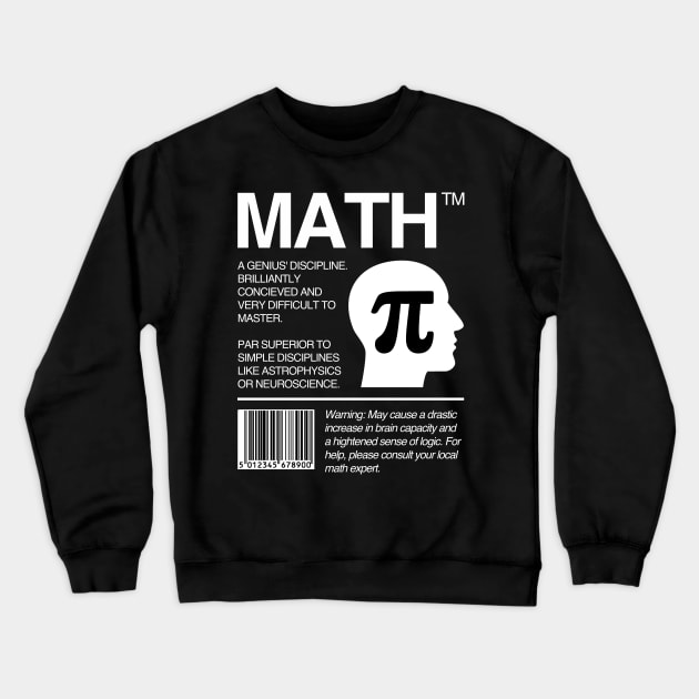 Math Package - Math Teacher Crewneck Sweatshirt by isstgeschichte
